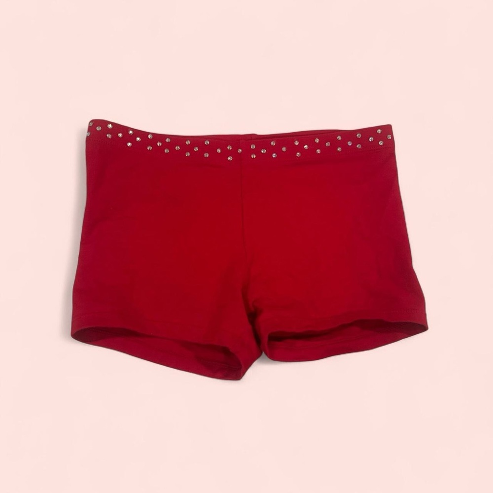 Rhinestone dance shorts